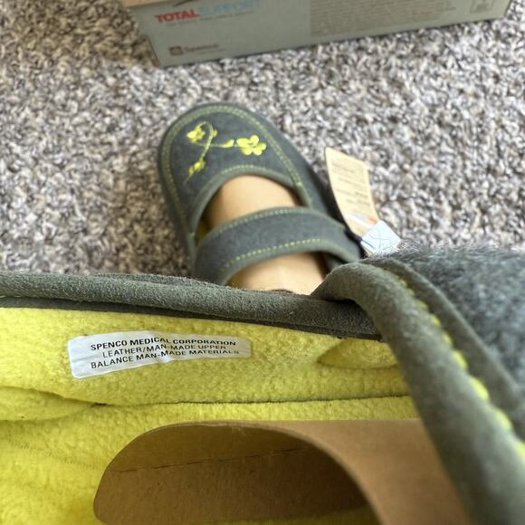 Spenco Women's Forest Green Heidi Mary Jane Shoes US 7 Total Support Comfort New - Picture 5 of 7